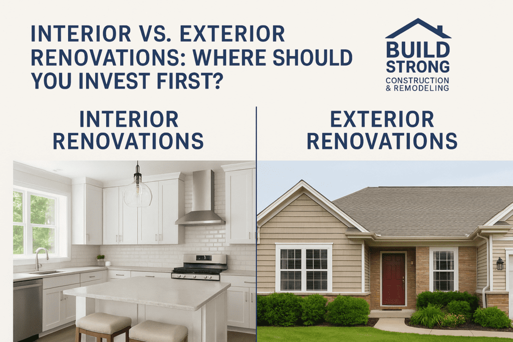 interior vs exterior remodeling in texas