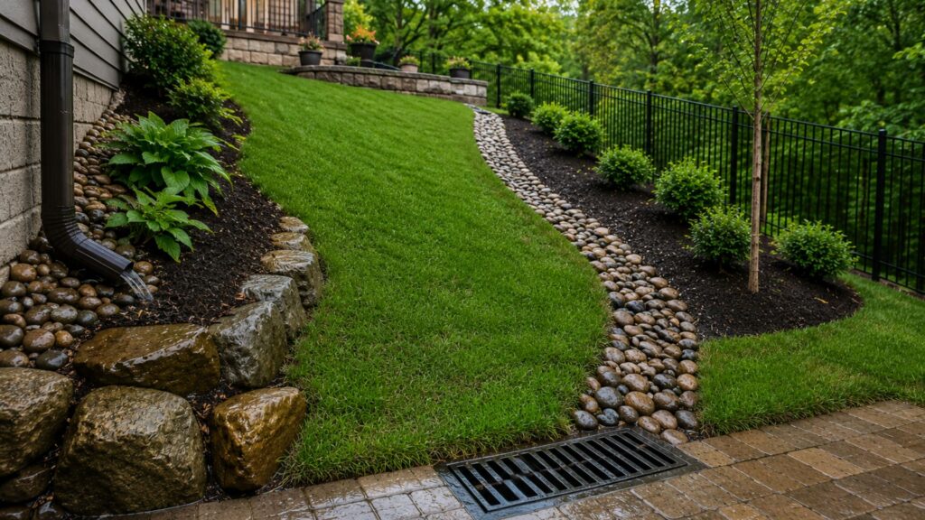 Drainage Solutions for Sloped Yards That Redirect Water Effectively
