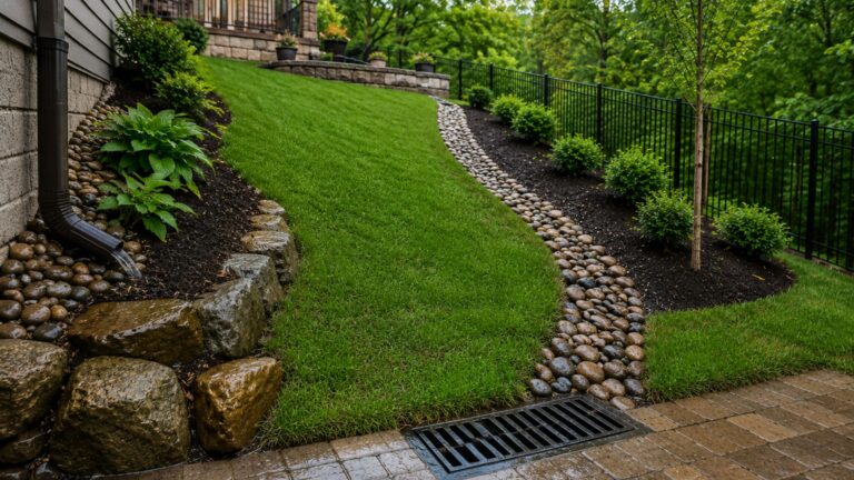 Drainage Solutions for Sloped Yards That Redirect Water Effectively