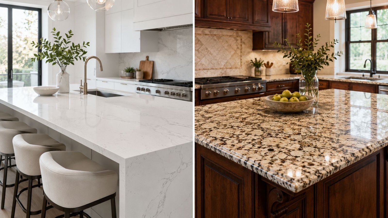 Quartz vs Granite Countertops: One Scratches, One Doesn't